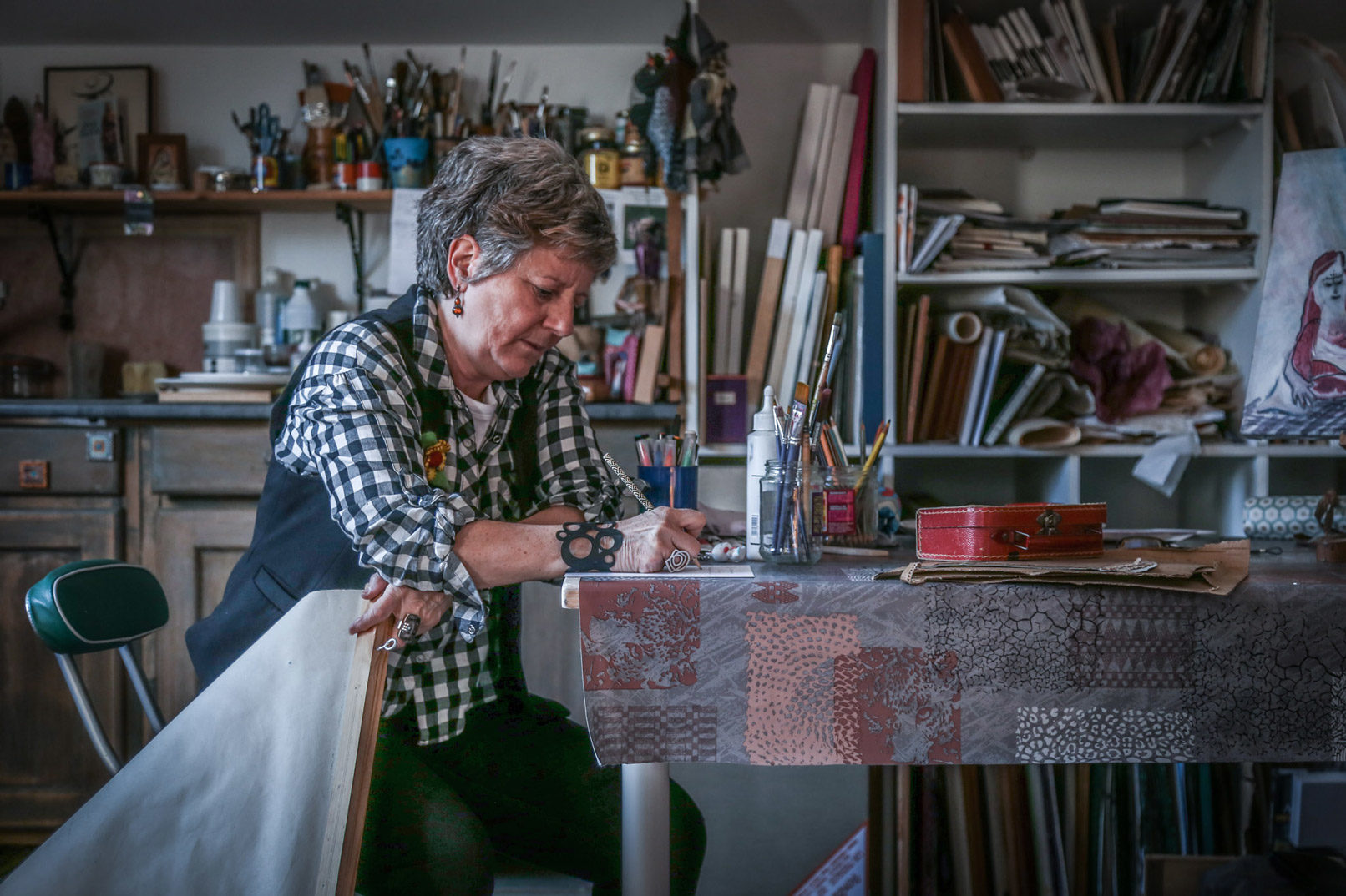 Photographie "Peintre" - Portraits - Audrey Viste, Photographe à Montpellier | Photographe Montpellier